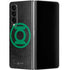 DC Comics Green Lantern Logo Black Background Galaxy Z Fold4 5G Skin